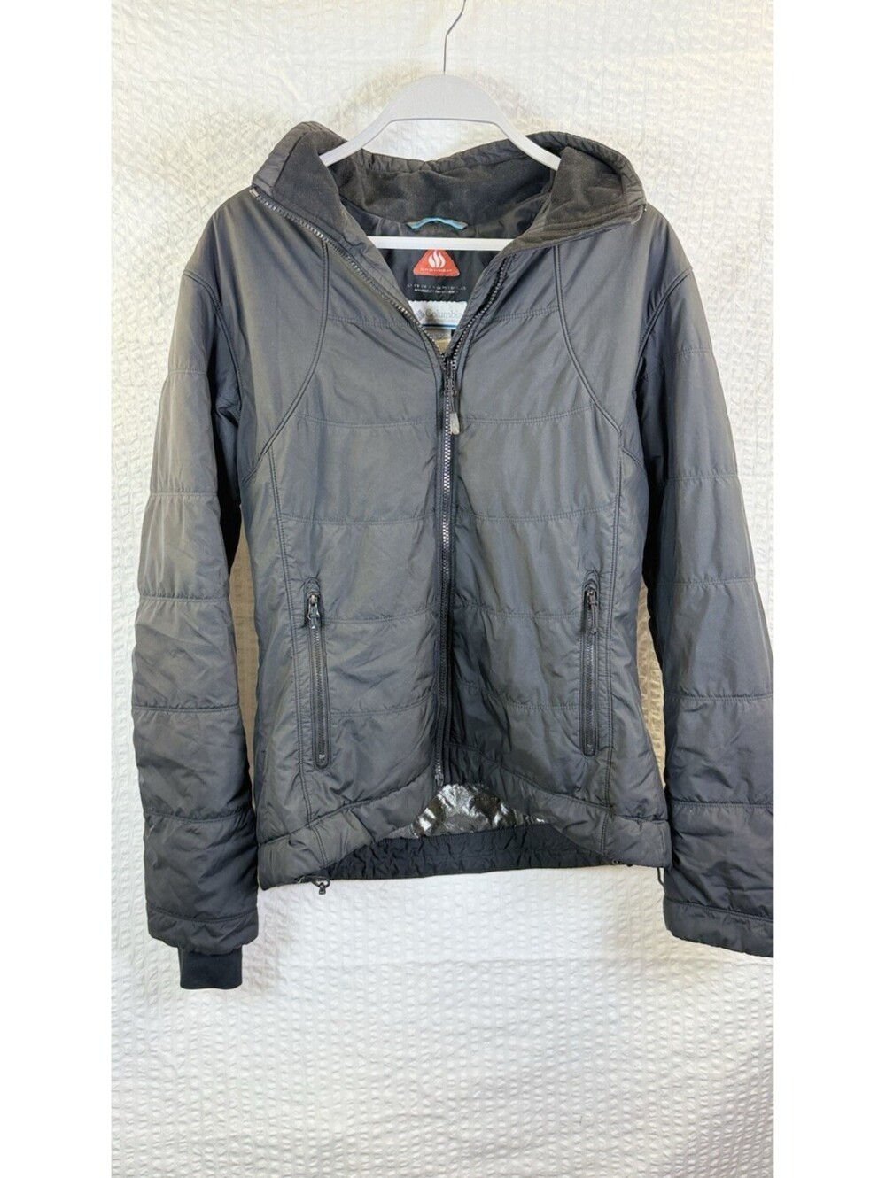 Columbia Omni-Heat Women’s Heavy Coat Waist Length Insulated No Hood Large